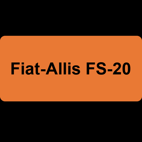 Fiat-Allis FS-20